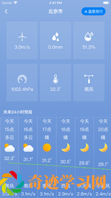 桌面天气预报