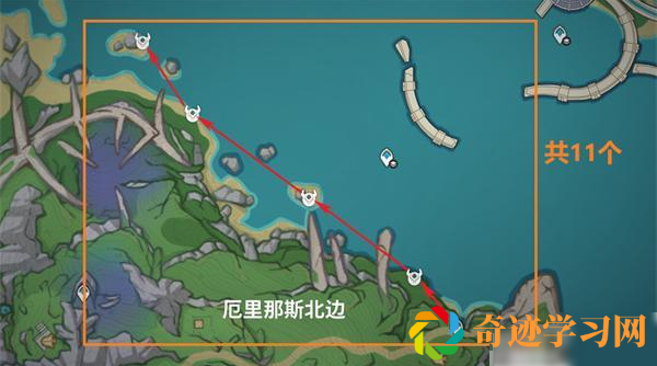 原神4.3原海异种采集路线图文详解