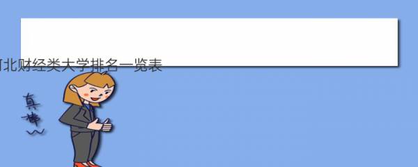 2022河北财经类大学排名一览表 